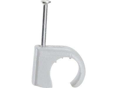 LEGRAND Cavalier fixe-c&acirc;ble Multifix x100 - D: 10 mm &agrave; D: 14 mm - gris