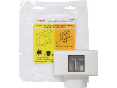 LEGRAND  - Cadre simple pour appareillage Mosaic - pour moulures 12,5mm