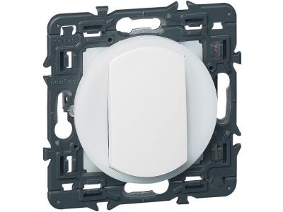 LEGRAND Interrupteur va-et-vient &agrave; couronne lumineuse C&eacute;liane, , blanc
