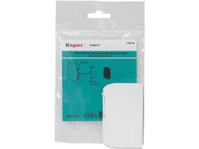 LEGRAND Embout gauche/droit pour goulotte Mosaic 80 x 50 mm 