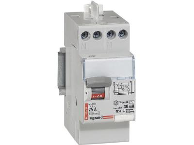LEGRAND Interrupteur diff&eacute;rentiel bipolaire  - 25A - 30mA - type AC
