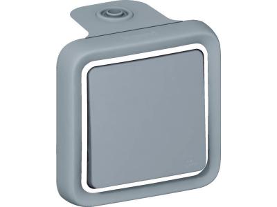 LEGRAND Bouton poussoir &eacute;tanche  Plexo en saillie - gris