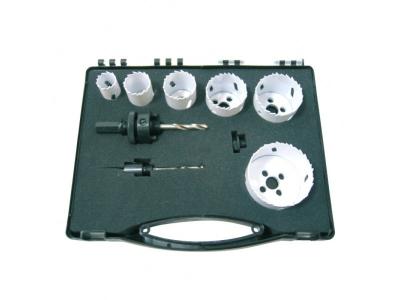 LEMAN  - Coffret de 6 tr&eacute;pans hss bi-m&eacute;tal electricien Lu. 38 mm - 3063
