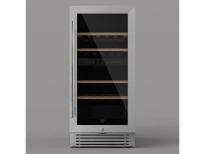 LES PETITS CHAMPS  cavced27 - cave &agrave; vin 27 bouteilles sous-plan encastrable