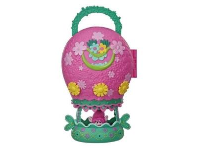 HASBRO Les trolls 2 tournee mondiale de dreamworks - la montgolfiere et figurine poppy