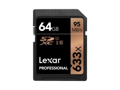 LEXAR MEDIA Lexar Professional - Carte m&eacute;moire flash - 64 Go - UHS-I U1 / Class10 - 633x - SDXC UHS-I 