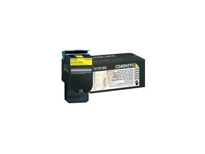 LEXMARK  Toner Original C650, C540H2YG J longue dur&eacute;e (pack de 1), Jaune