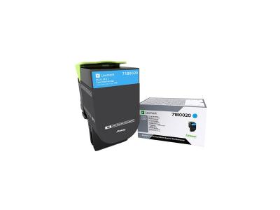 LEXMARK  X317 - Cyan - original - cartouche de toner LCCP - pour  CS317dn, CX317dn 