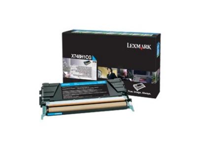 LEXMARK  - Cyan - original - cartouche de toner Entreprise  - pour  X748de, X748dte 