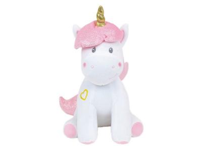 JEMINI  licorne licorne peluche peluche 30 cm fillettes blanc/rose