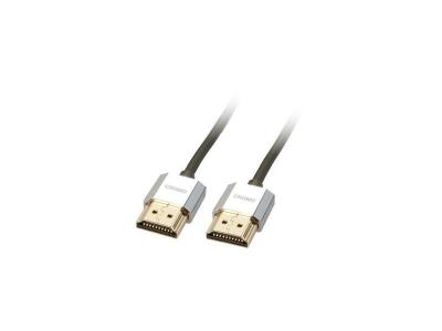 Lindy Cromo Slim 0.5 M Hdmi 2.0 Cable Noir