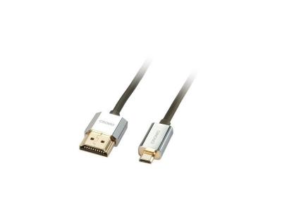 Lindy Croslim 0.5 M Hdmi Cable Noir