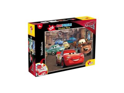 LISCIANI GIOCHI  Disney Puzzle double face Maxi Floor 108 Cars 3 Racer