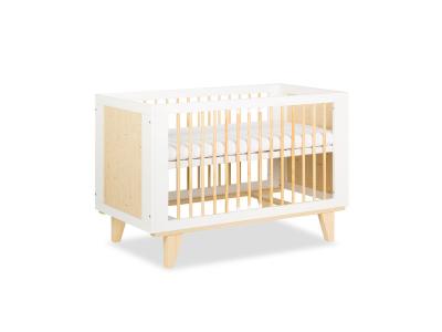 PETITECHAMBRE.FR Lit b&eacute;b&eacute; 60x120 LittleSky by Klups Lydia - Blanc