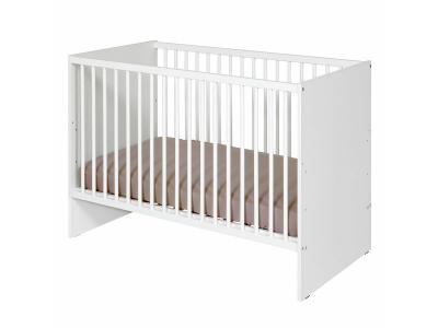 ID KIDS Akiten Retail - Lit bebe a barreaux Pixi Blanc 60x120 cm - Blanc