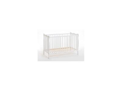  AC-D&eacute;co Lit B&eacute;b&eacute; en Bois - Berceau Ala - L 124 Cm X P 71 Cm X H 82 Cm