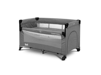 CARELLIA Lit parapluie de voyage esti sur roues et sac de transport - graphite