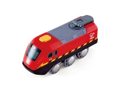 HAPE  Crank Powered Railway Engine - Wooden Train Track Accessories