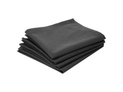 TOILINUX  - Lot 2x 4 Serviettes de table en coton - Gris
