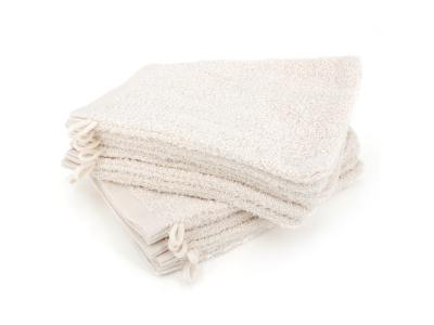 LINNEA  lot de gants de toilette &eacute;ponge