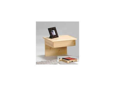Lot de 2 chevets FUTON / Vernis Naturel