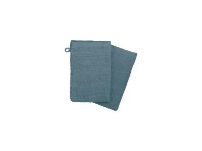 ATMOSPHERA Lot De 2 Gants De Toilette Praia Bleu Orage 15x21cm - 