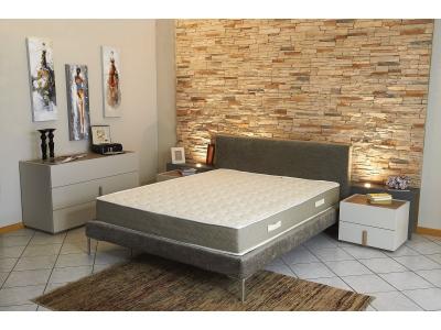  Lot de 2 Matelas Latex Naturel 80x200 x 23 cm Ferme + 2 Oreillers Visco - Tissu 100% Coton - D&eacute;houssable Housse Lavable - 7 Zones de Confort - Noyau 