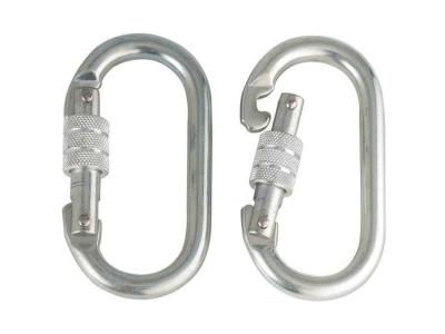 Lot de 2 mousquetons standard &agrave; vis - pour antichute