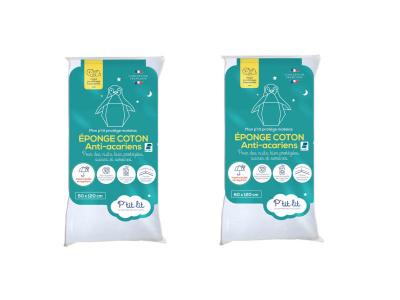 NON RENSEIGNE Lot de 2 prot&egrave;ges matelas b&eacute;b&eacute; imperm&eacute;ables &eacute;ponge anti-acariens 70x140 cm