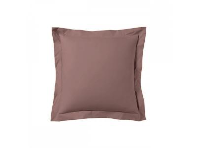 BLANC AVENUE  Lot De 2 Taies D'oreiller 63x63 Cm Satin De Coton Rose
