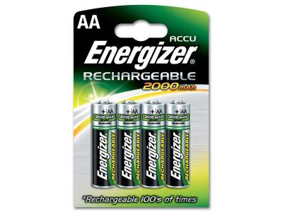 Pack blister de 4 piles rechargeables energizer compatible power plus