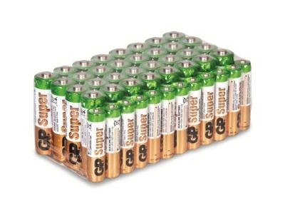 GP BATTERIES Lot de 44 piles (32x AA et 12x AAA alcalines) - GP Super