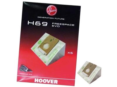 HOOVER Lot de 5 sacs h69 aspirateur 35601053 
