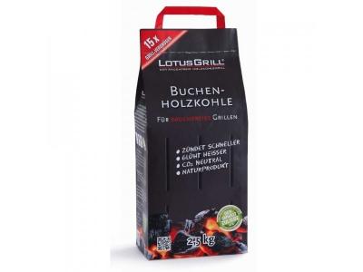 LOTUSGRILL  charbon de bois de h&ecirc;tre - sac de 2,5 kg - sk2500