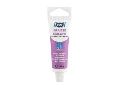 GEB Graisse silicone - lubrifiant robinetterie - tube de 20 grs - 