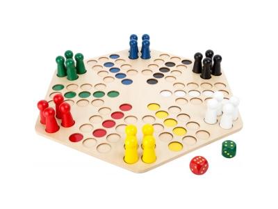 SMALL FOOT  COMPANY Ludo pour 6 joueurs - D&egrave;s 4 ans