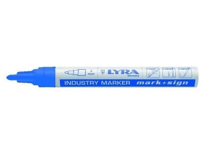 LYRA Marqueur peinture bleu laqu&eacute;e pointe 2-4mm -  - L4040051