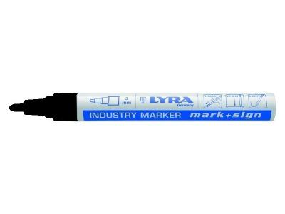 OMYACOLOR Marqueur peinture laqu&eacute;e noir - 1 pi&egrave;ce - 4040099 - Lyra