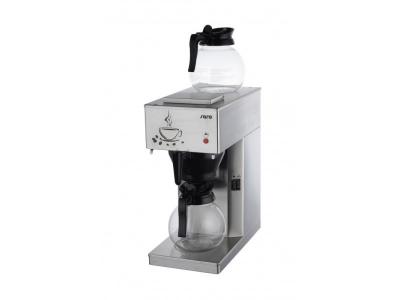  Machine &agrave; caf&eacute; electrique avec 2 verseuses - l2g - - inox3.6 205x385x435mm