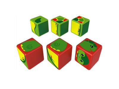 GEOMAG Jeu de construction  Magicube Les animaux de la rivi&egrave;re
