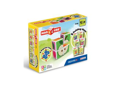 GEOMAG Jeu de construction  Magicube Les fruits