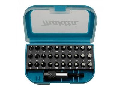 MAKITA  - P-73352 Jeu dembouts 31 pi&egrave;ces 6 pans int&eacute;rieurs (tx)
