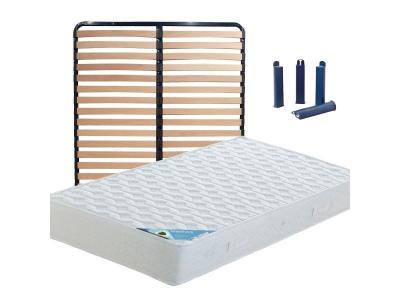 ALTOBUY MALDIVES - Pack Matelas + Lattes 120x190 + Pieds - 