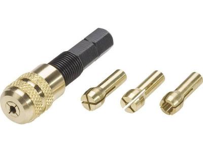 DONAU ELEKTRONIK Mandrin de perceuse &agrave; 6 pans avec pinces de serrage 821230
