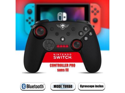 SPIRIT OF GAMER Manette Nintendo Switch  Bluetooth Noir 