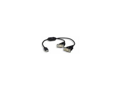  Manhattan Dual Serial To USB Converter - adaptateur s&eacute;rie