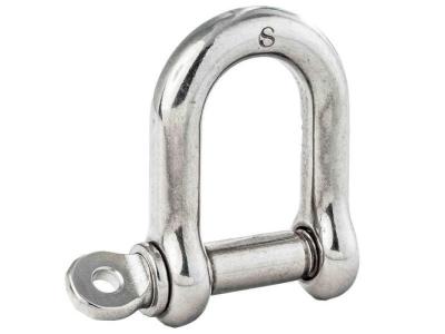 WINDHAGER Manille inox en D longeur 4,5cm d: 7mm