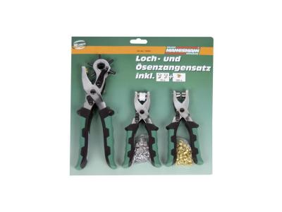 BRUDER MANNESMANN BR&Uuml;DER MANNESMANN Kit de pince &agrave; oeillet et per&ccedil;age rotatif