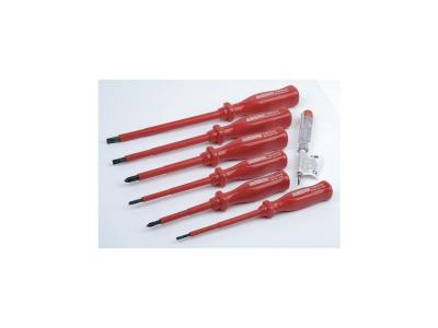MANNESMANN Ensemble de tournevis VDE, 7 pi&egrave;ces. M1187 Professionnel
