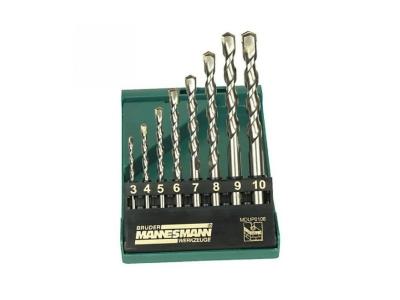 BRUDER MANNESMANN Mannesmann - M54309 - Coffret de forets de ma&ccedil;onnerie pro - 8 pi&egrave;ces